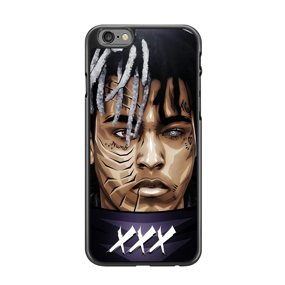 XXXTentacion Anime Akatsuki iPhone 6 | 6s Case-Rubber / Black (2D Case)-Xtracase