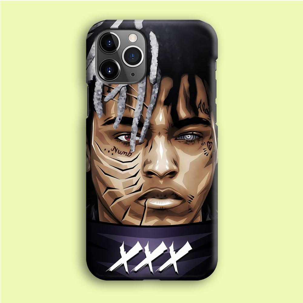 XXXTentacion Anime Akatsuki iPhone 12 Pro Case-Plastic / Full Wrap (3D Case)-Xtracase