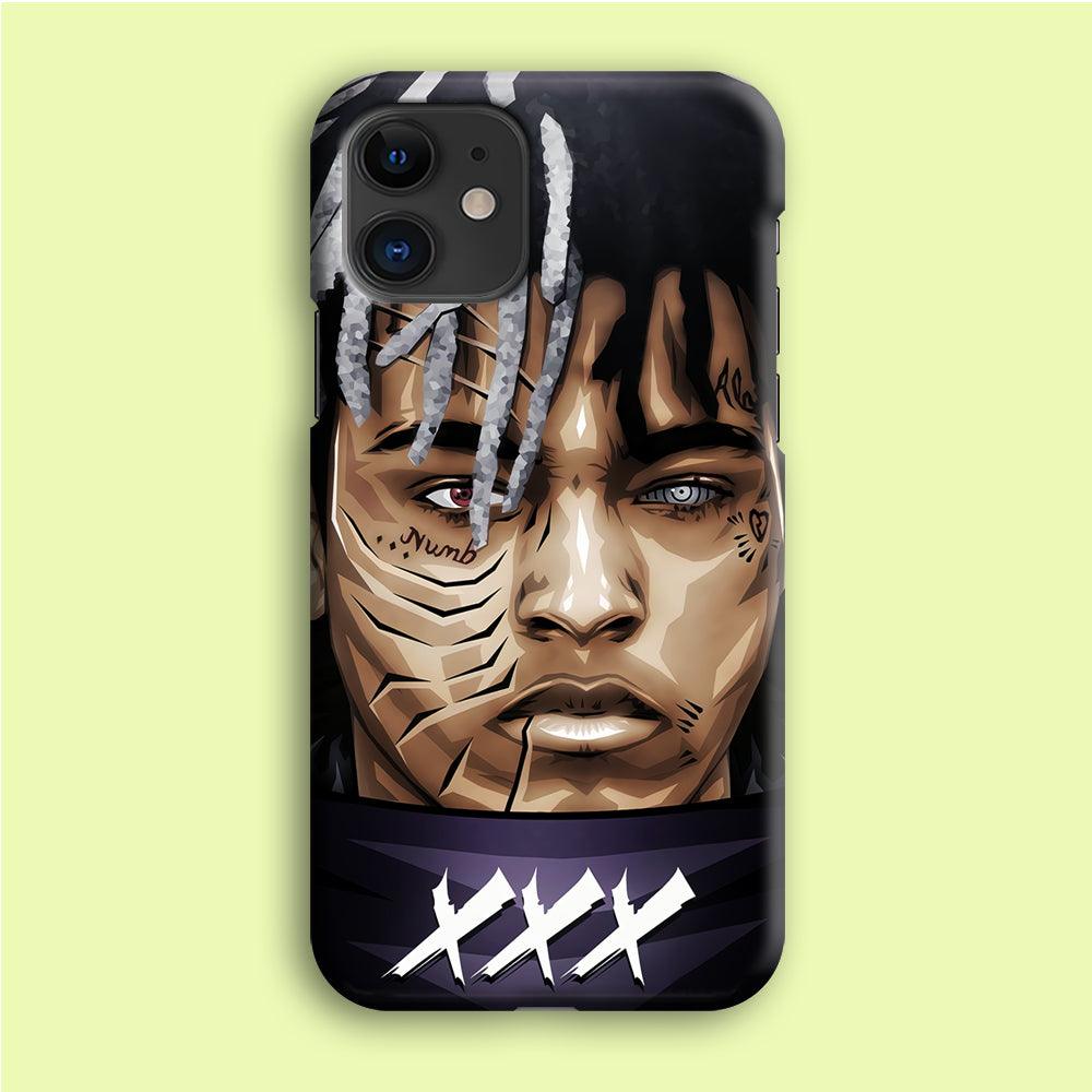 XXXTentacion Anime Akatsuki iPhone 12 Case-Plastic / Full Wrap (3D Case)-Xtracase