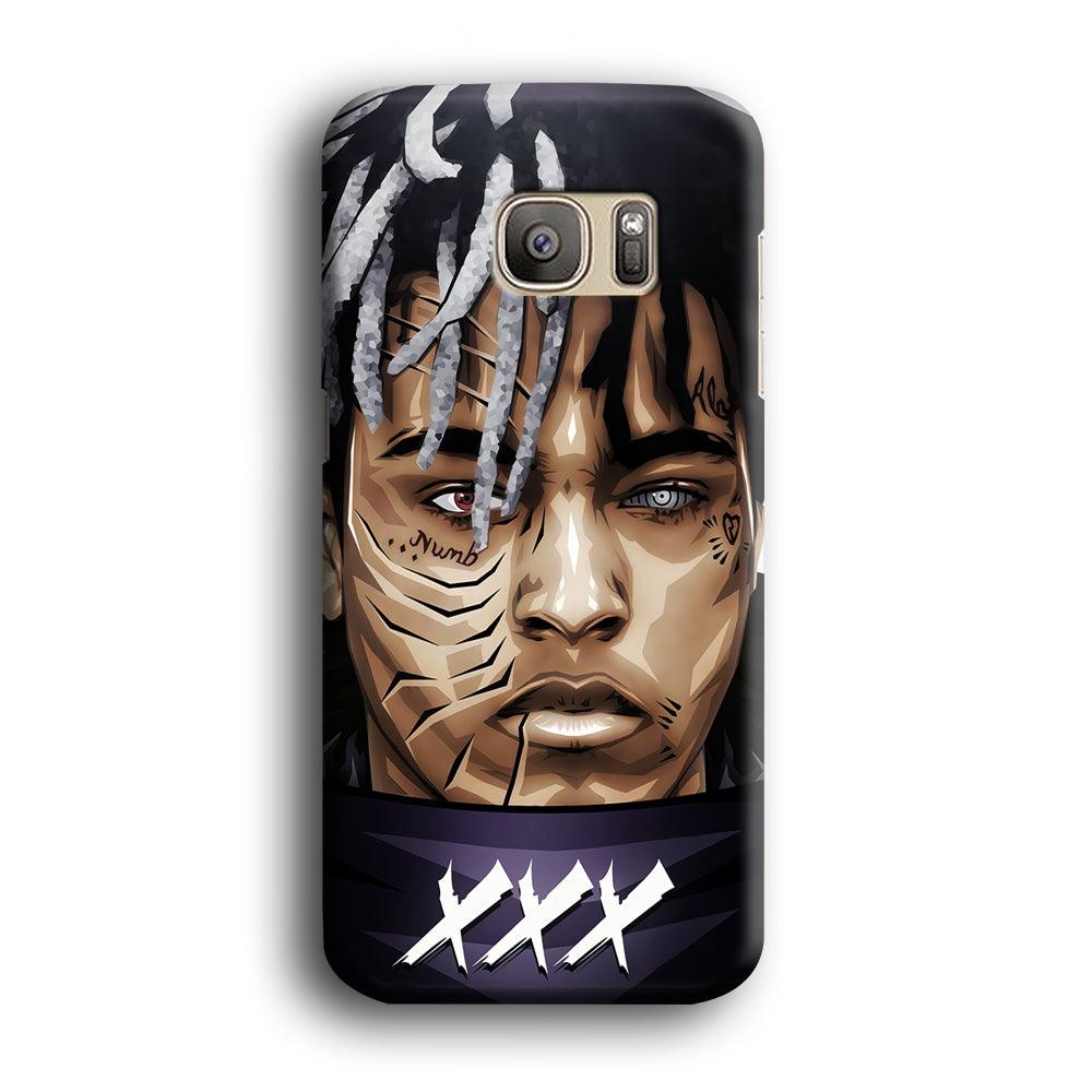 XXXTentacion Anime Akatsuki Samsung Galaxy S7 Edge Case-Plastic / Full Wrap (3D Case)-Xtracase