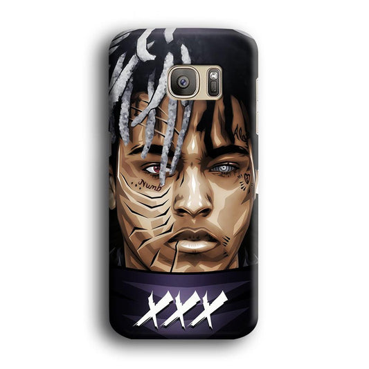 XXXTentacion Anime Akatsuki Samsung Galaxy S7 Edge Case-Plastic / Full Wrap (3D Case)-Xtracase