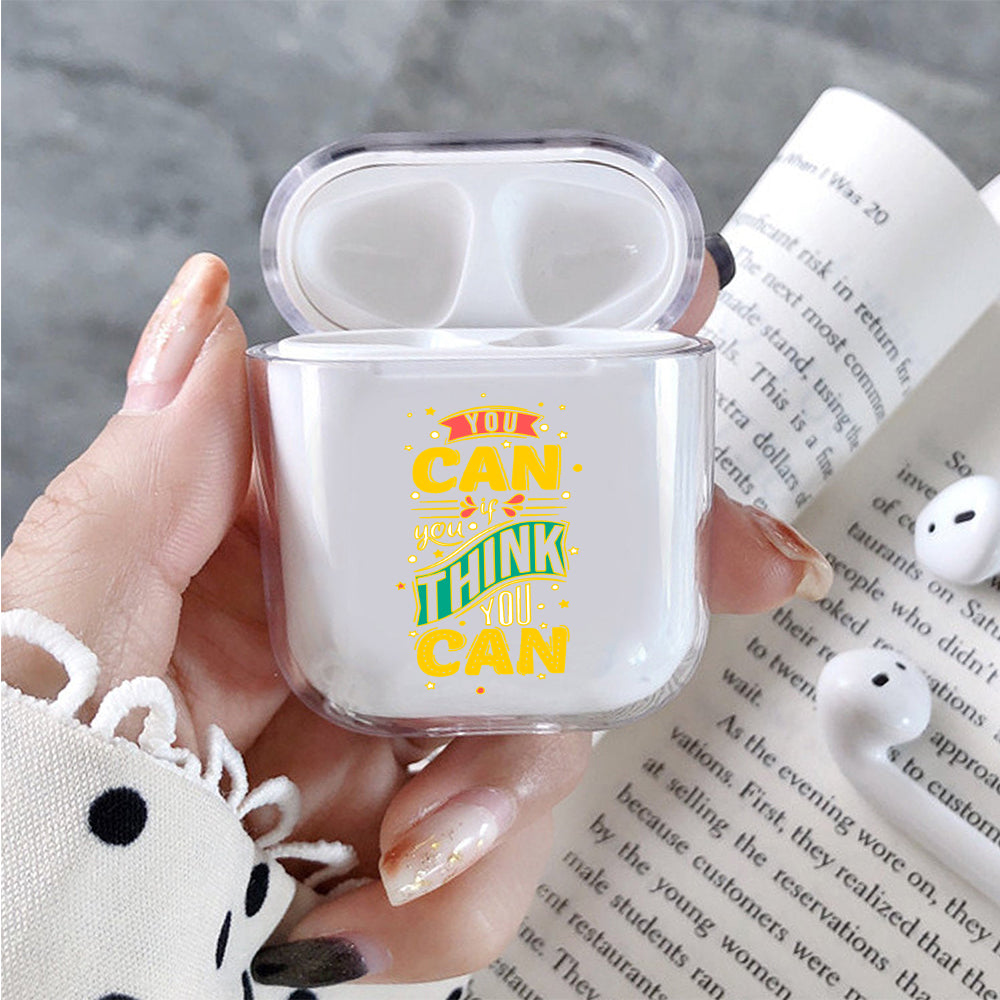 You Can Hard Plastic Protective Clear Case Cover For Apple Airpods