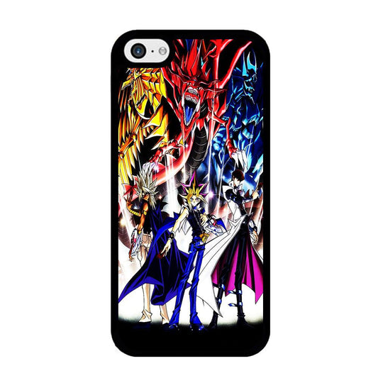 Yu-Gi-Oh 3 Monster Art iPhone 5 | 5s Case-Rubber / Black (2D Case)-Xtracase