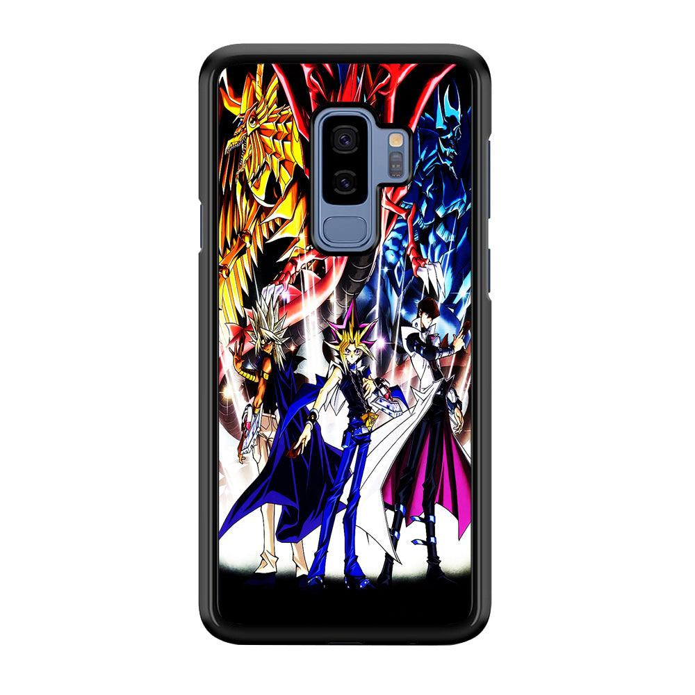 Yu-Gi-Oh 3 Monster Art Samsung Galaxy S9 Plus Case-Rubber / White (2D Case)-Xtracase