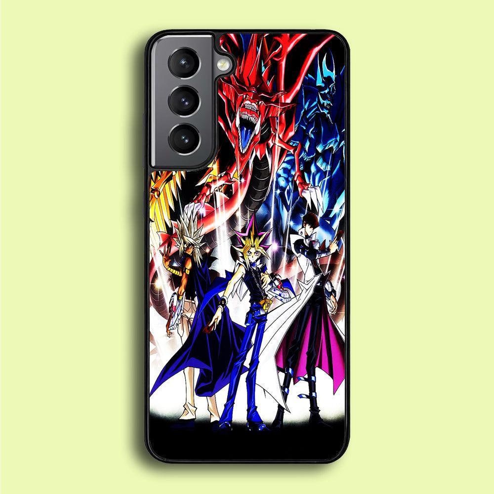 Yu-Gi-Oh 3 Monster Art Samsung Galaxy A16 Case-Rubber / Black (2D Case)-Xtracase