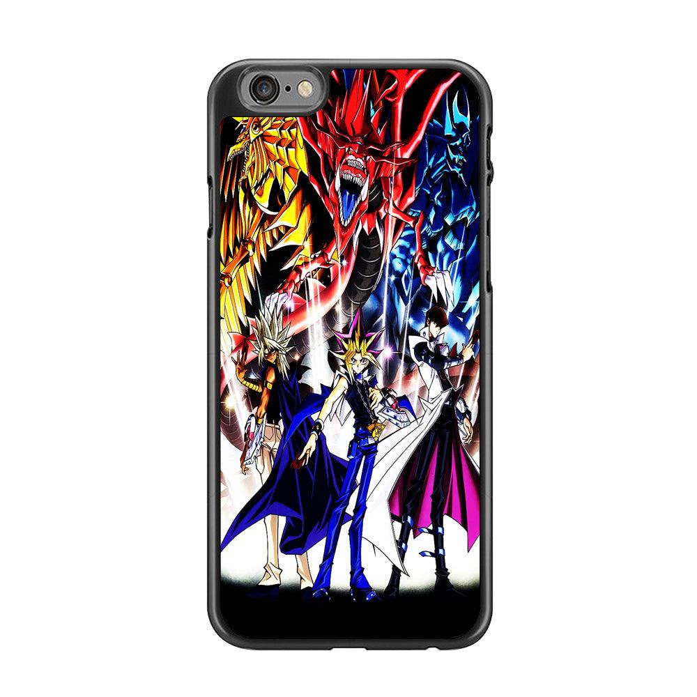 Yu-Gi-Oh 3 Monster Art iPhone 6 | 6s Case-Rubber / Black (2D Case)-Xtracase