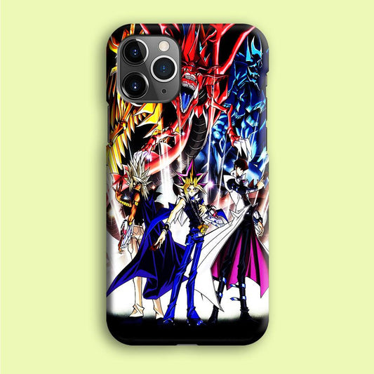 Yu-Gi-Oh 3 Monster Art iPhone 12 Pro Max Case-Plastic / Full Wrap (3D Case)-Xtracase