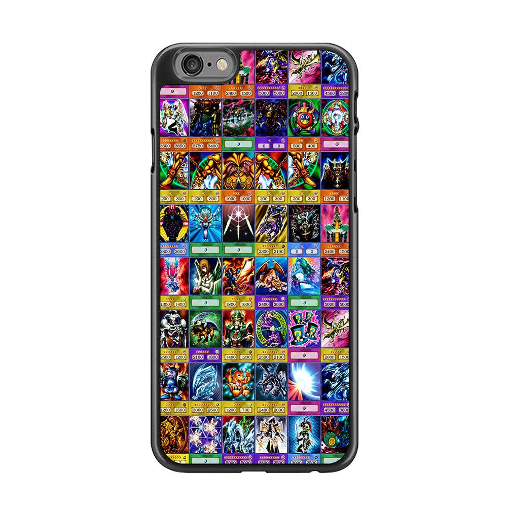 Yu-Gi-Oh Cards Collage iPhone 6 Plus | 6s Plus Case-Rubber / Black (2D Case)-Xtracase
