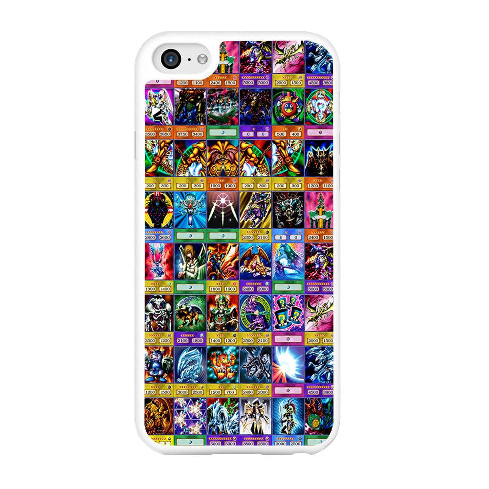 Yu-Gi-Oh Cards Collage iPhone 6 Plus | 6s Plus Case-Rubber / White (2D Case)-Xtracase