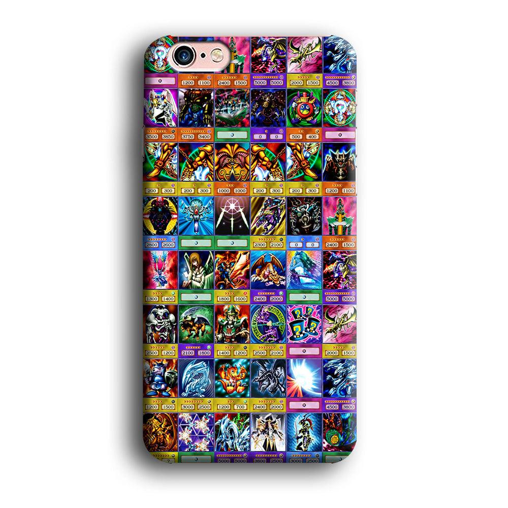 Yu-Gi-Oh Cards Collage iPhone 6 Plus | 6s Plus Case-Plastic / Full Wrap (3D Case)-Xtracase