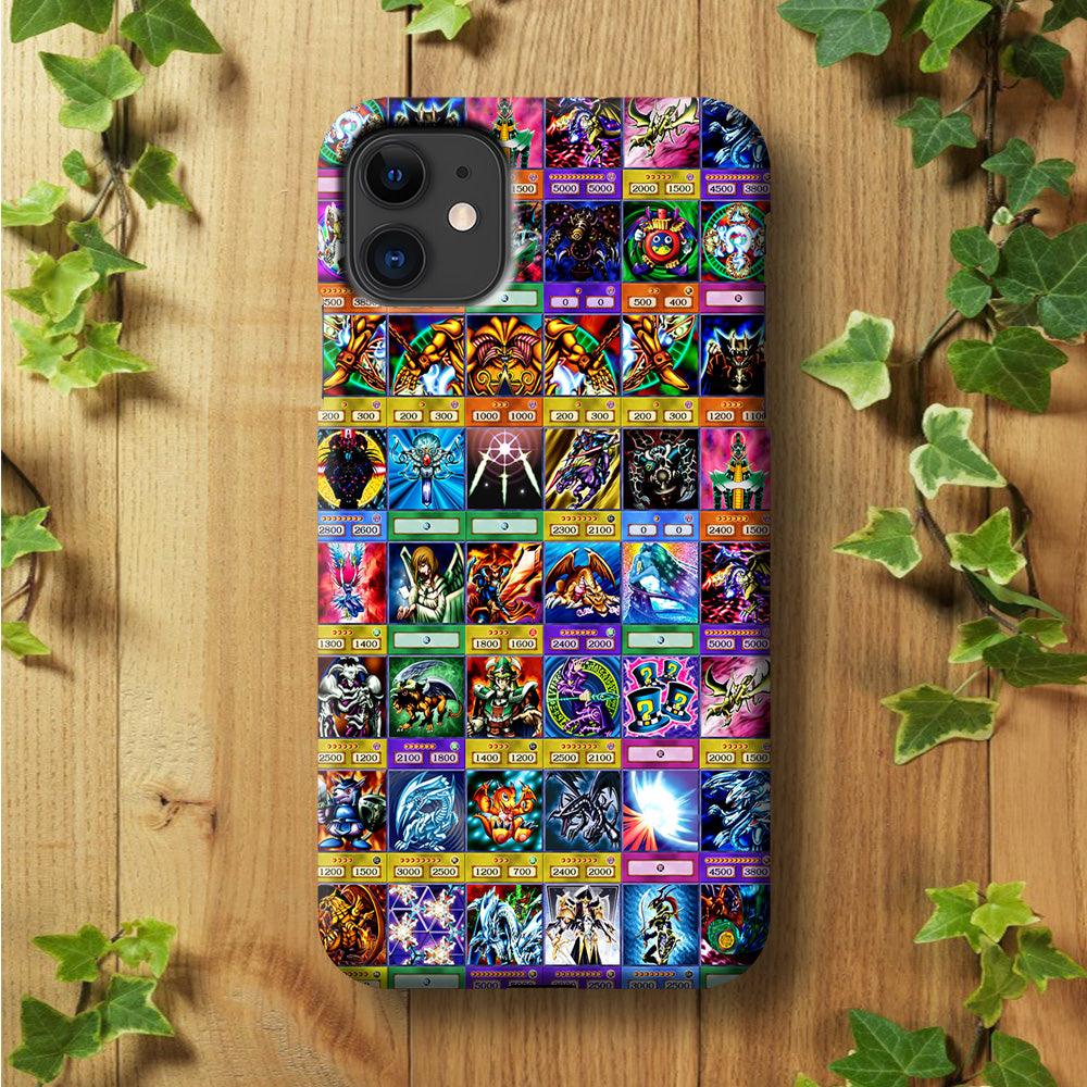 Yu-Gi-Oh Cards Collage iPhone 11 Case-Plastic / Full Wrap (3D Case)-Xtracase
