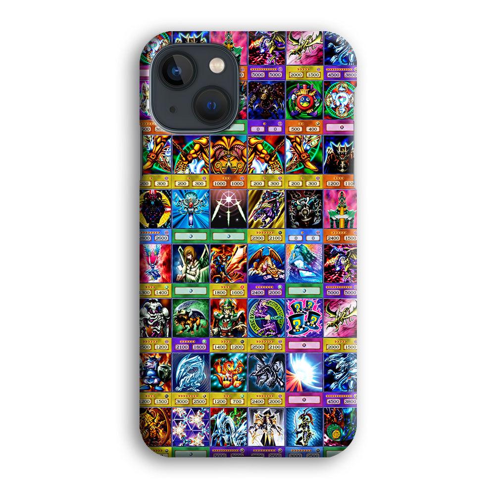 Yu-Gi-Oh Cards Collage iPhone 13 Case-Plastic / Full Wrap (3D Case)-Xtracase