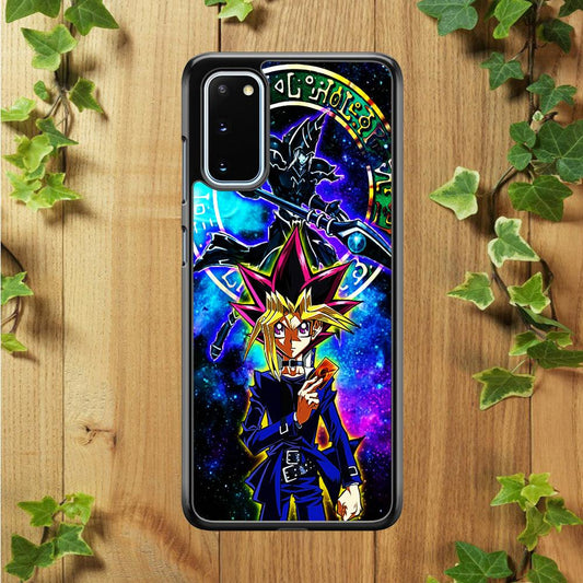 Yu-Gi-Oh Yugi Muto Art Samsung Galaxy S20 Case-Rubber / Black (2D Case)-Xtracase