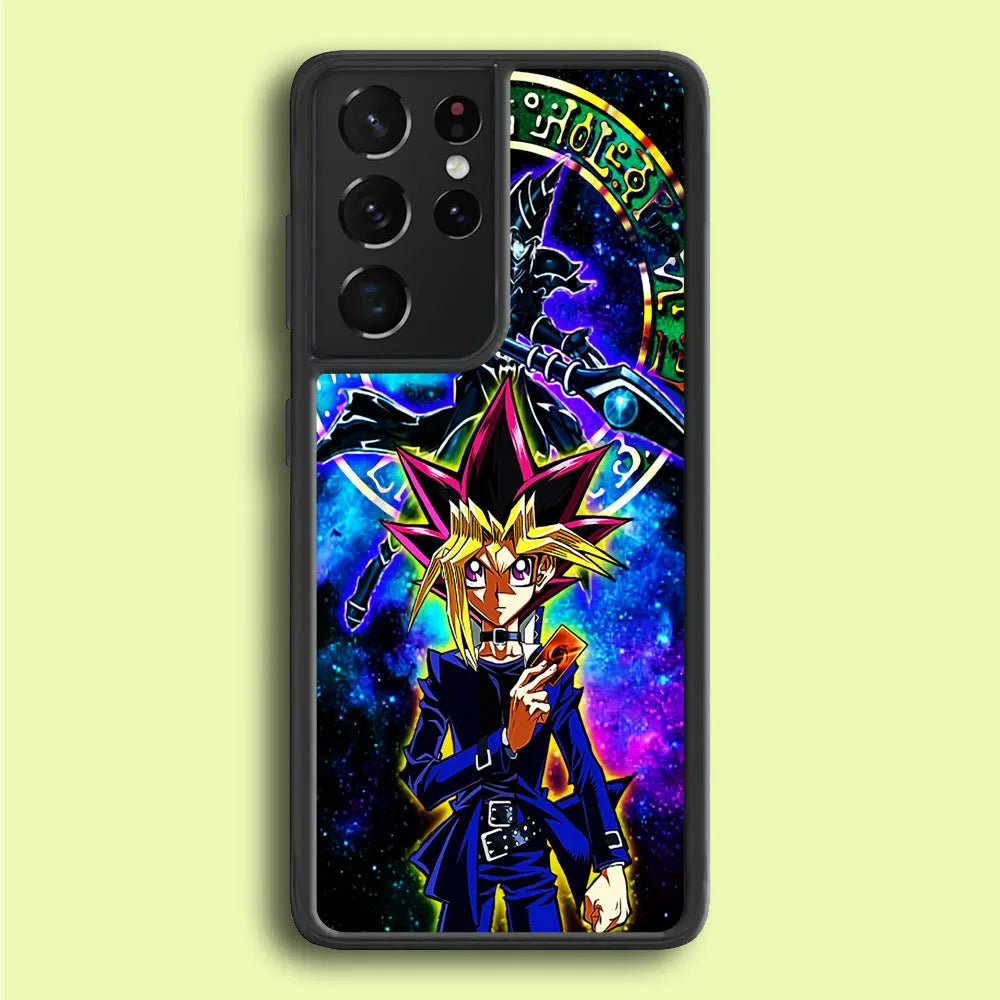 Yu-Gi-Oh Yugi Muto Art Samsung Galaxy S21 Ultra Case-Plastic / Full Wrap (3D Case)-Xtracase
