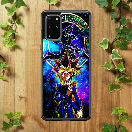 Yu-Gi-Oh Yugi Muto Art Samsung Galaxy S20 Plus Case-Rubber / White (2D Case)-Xtracase