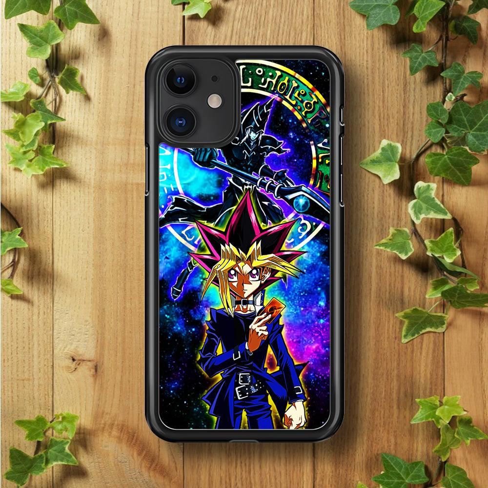 Yu-Gi-Oh Yugi Muto Art iPhone 11 Case-Rubber / Black (2D Case)-Xtracase