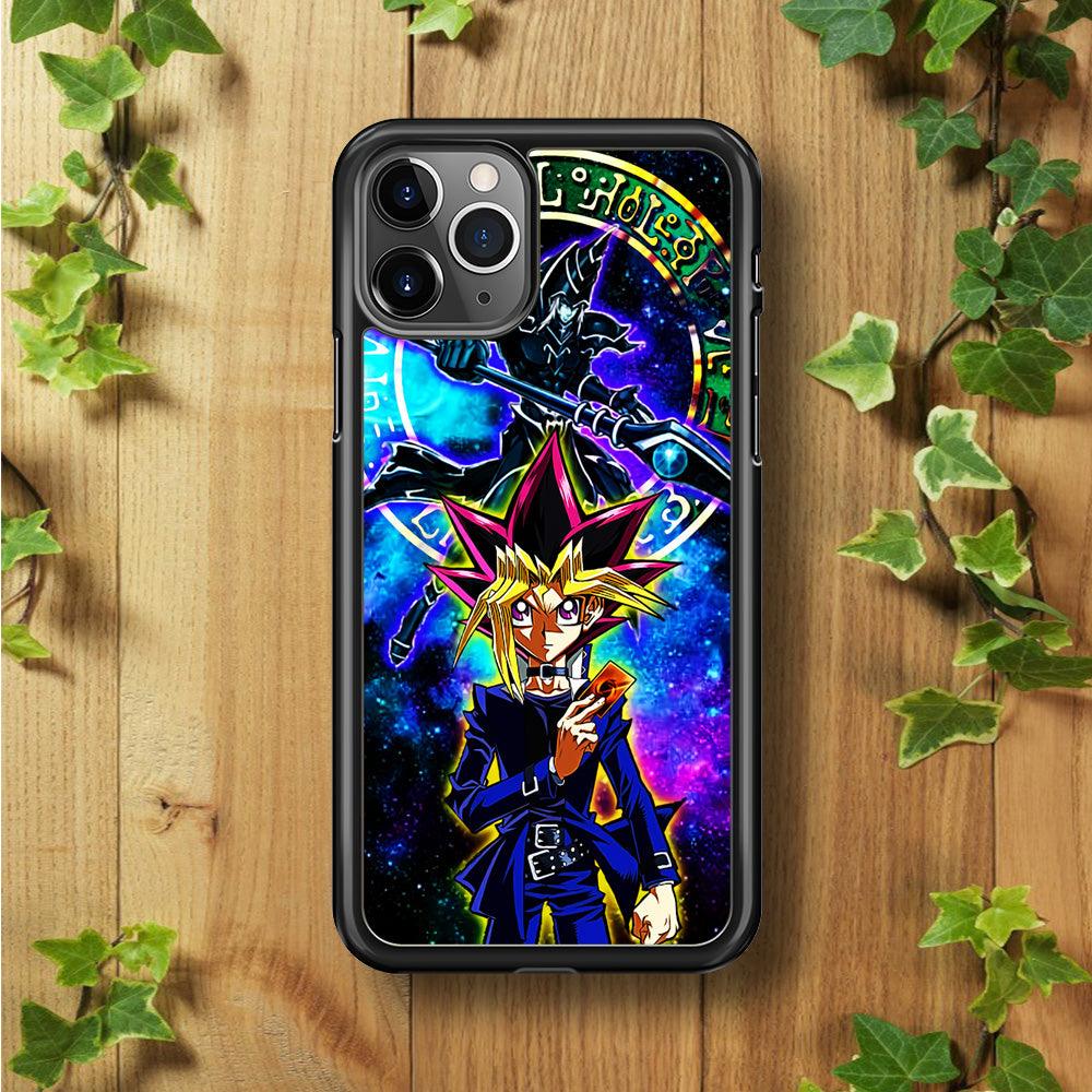 Yu-Gi-Oh Yugi Muto Art iPhone 11 Pro Max Case-Rubber / Black (2D Case)-Xtracase