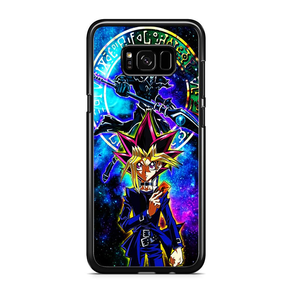 Yu-Gi-Oh Yugi Muto Art Samsung Galaxy S8 Plus Case-Rubber / Black (2D Case)-Xtracase