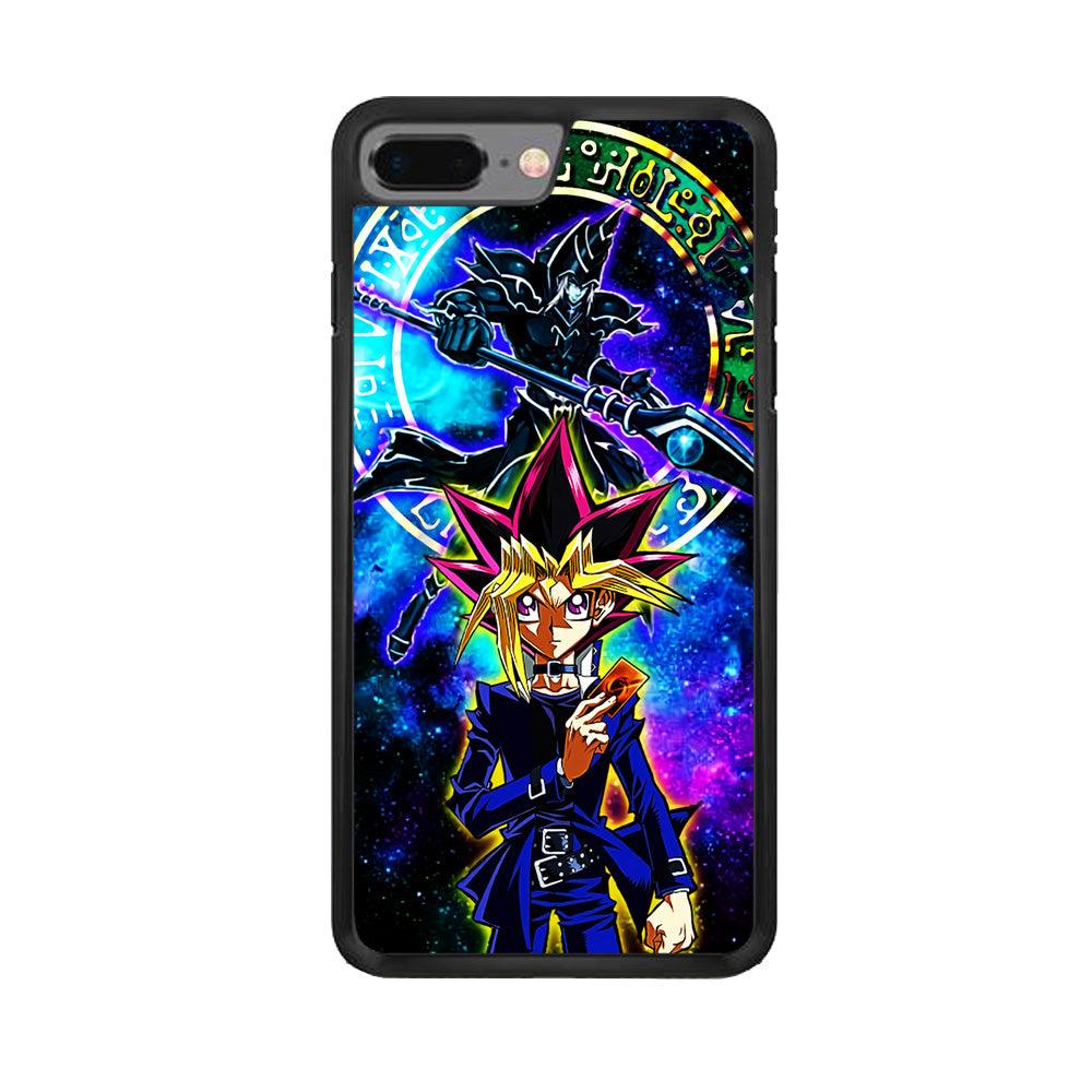 Yu-Gi-Oh Yugi Muto Art iPhone 7 Plus Case-Rubber / Black (2D Case)-Xtracase