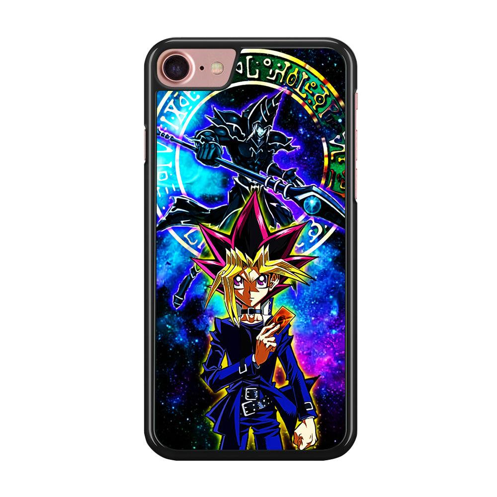 Yu-Gi-Oh Yugi Muto Art iPhone 7 Case-Rubber / Black (2D Case)-Xtracase
